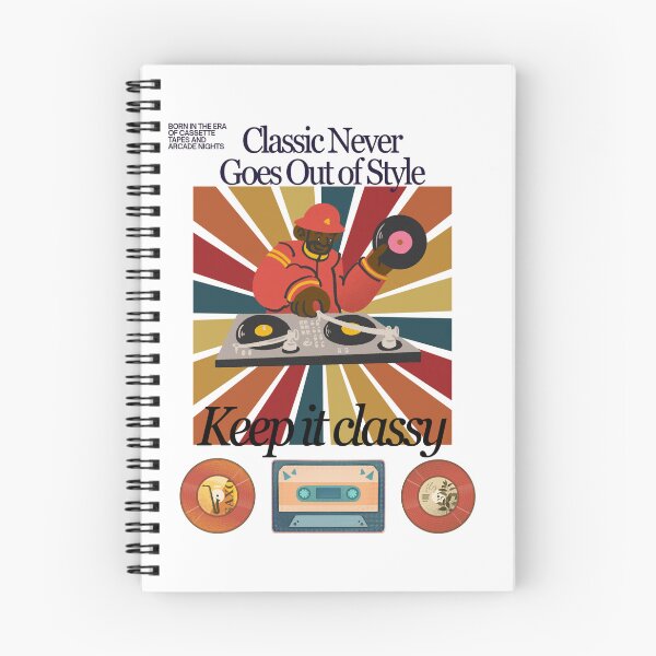 Item preview, : Classic Never Goes Out Of Style (Black) designed and sold by MusikalTales.