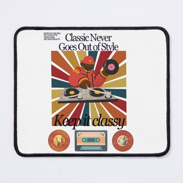 Item preview, : Classic Never Goes Out Of Style (Black) designed and sold by MusikalTales.