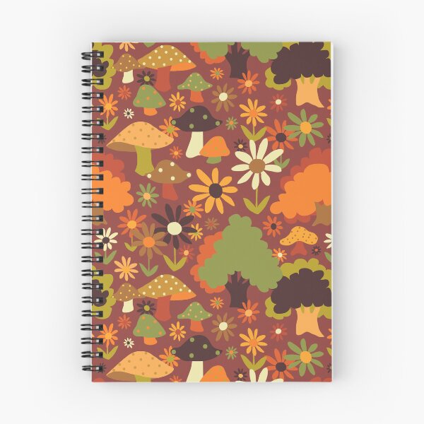 Item preview, 60's Funky Forest in Brown designed and sold by YesterdayColl.
