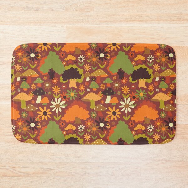 Item preview, 60's Funky Forest in Brown designed and sold by YesterdayColl.