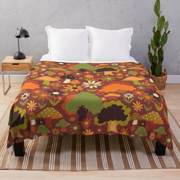 Item preview, 60's Funky Forest in Brown designed and sold by YesterdayColl.