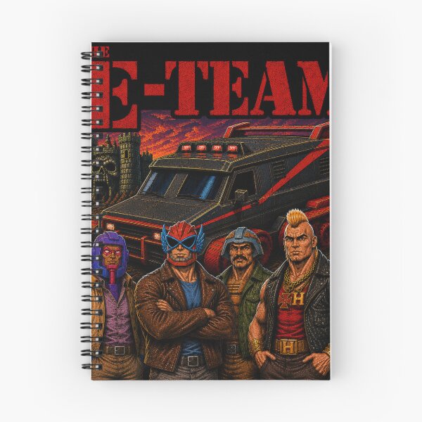 Item preview, the E-Team designed and sold by Bizarrotees.