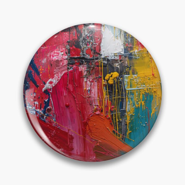 Item preview, Colorful Abstract Action Paint Drips and Texture designed and sold by Harmonic_Layers.