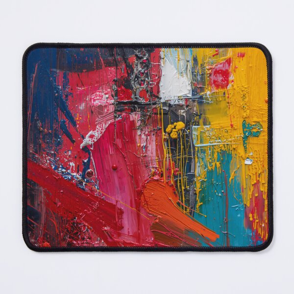 Item preview, Colorful Abstract Action Paint Drips and Texture designed and sold by Harmonic_Layers.