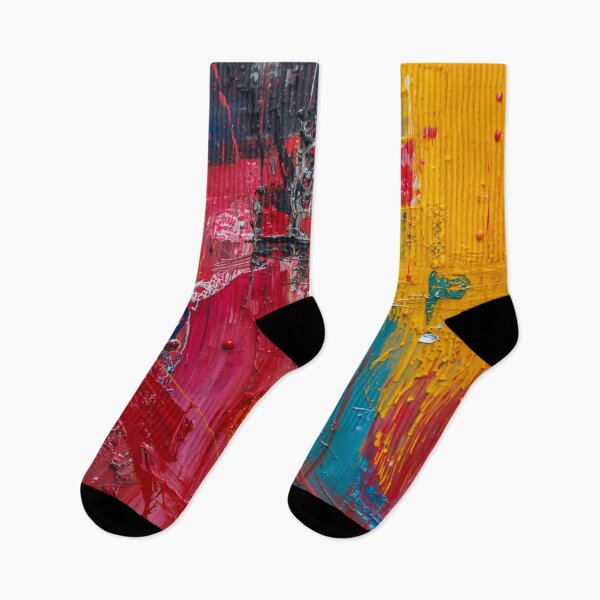 Item preview, Colorful Abstract Action Paint Drips and Texture designed and sold by Harmonic_Layers.