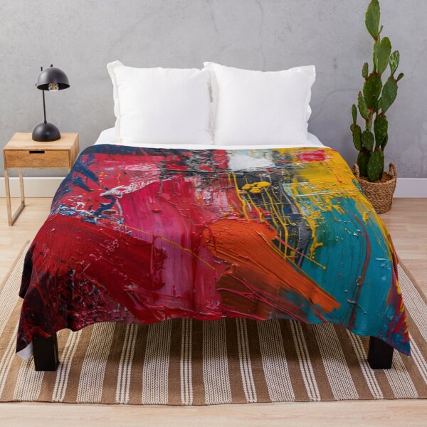 Item preview, Colorful Abstract Action Paint Drips and Texture designed and sold by Harmonic_Layers.