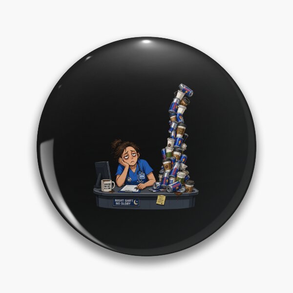 Item preview, Funny Night Shift Nurse Memes designed and sold by BestCoolStuff.