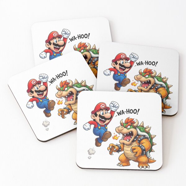 Item preview, Retro Plumber Jumping Victory Over Fire Monster designed and sold by Alaric4you.