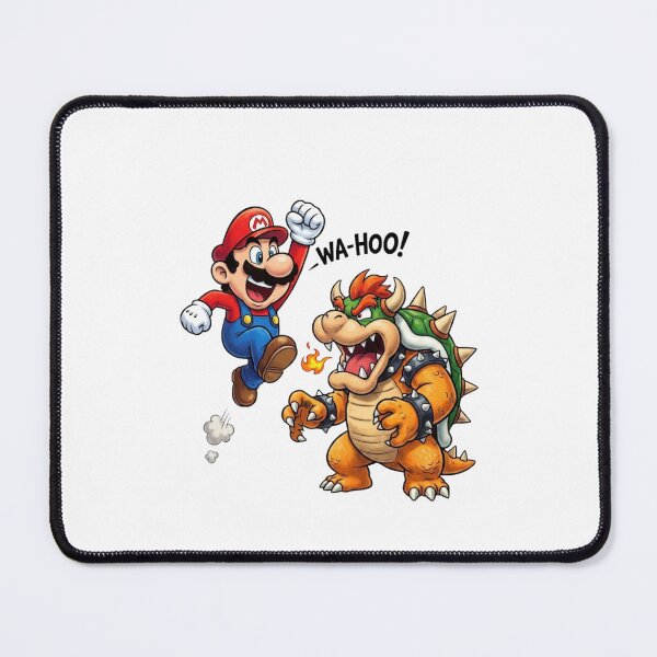 Item preview, Retro Plumber Jumping Victory Over Fire Monster designed and sold by Alaric4you.