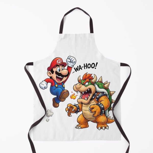 Item preview, Retro Plumber Jumping Victory Over Fire Monster designed and sold by Alaric4you.