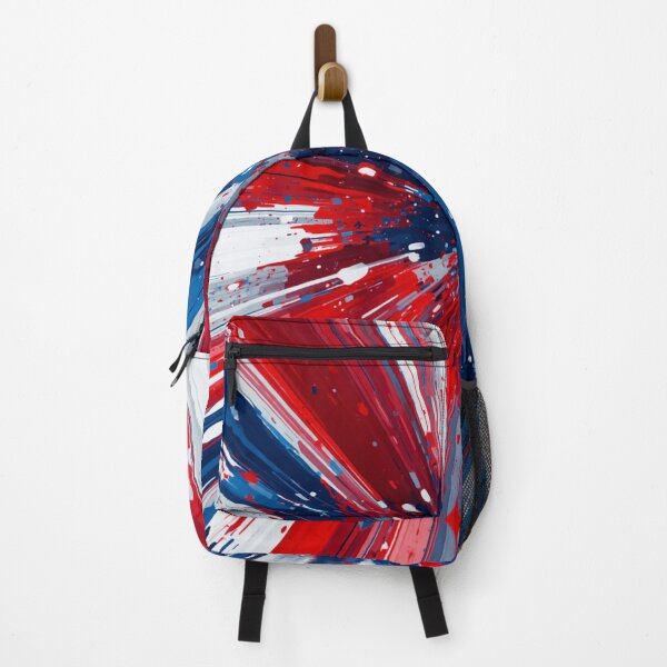 Item preview, Dynamic Patriotic 3D Starburst Paint Explosion designed and sold by Harmonic_Layers.