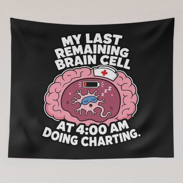 Item preview, Funny Night Shift Nurse Meme designed and sold by BestCoolStuff.