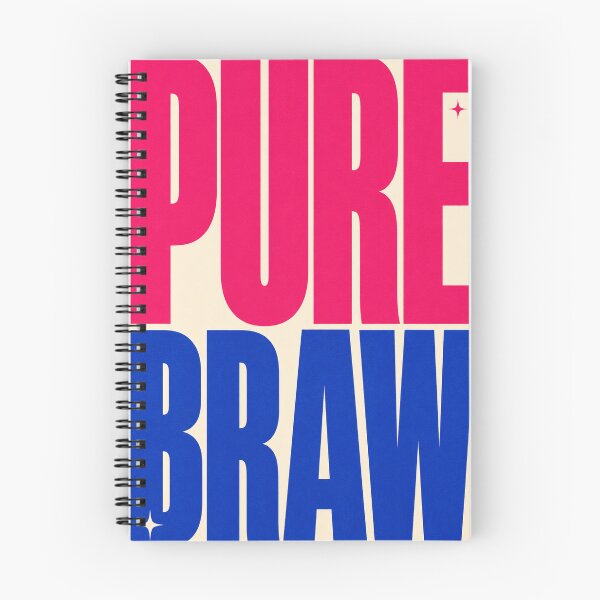 Item preview, Pure Braw Funny Scottish Saying Colourful Wall Art designed and sold by ArcanePrintsxo.