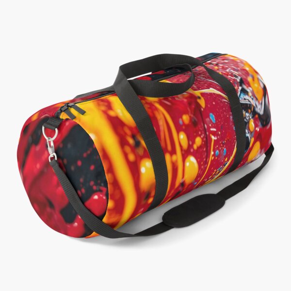 Item preview, Vivid Red and Yellow Action Paint Splatter designed and sold by Harmonic_Layers.