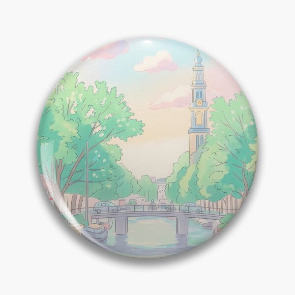 Item preview, Amsterdam Netherlands Canal Illustration designed and sold by EV Design.