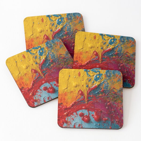Item preview, Crimson Gold Painted Texture designed and sold by Harmonic_Layers.