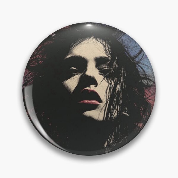 Item preview, Synth Goth Rock Portrait Messy Hair Leather Jacket designed and sold by ERODED SELF.