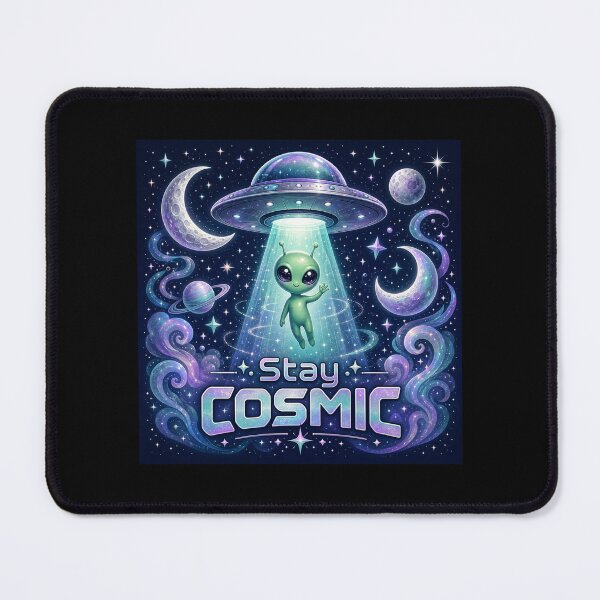 Item preview, Stay Cosmic – Kawaii Alien designed and sold by QuixoticDigital.