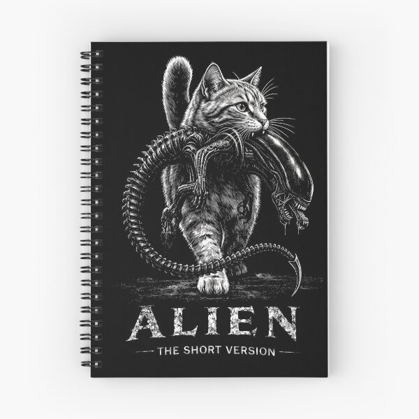 Item preview, Alien The Short Version - Funny Xenomorph Cat Parody designed and sold by iconiicc.