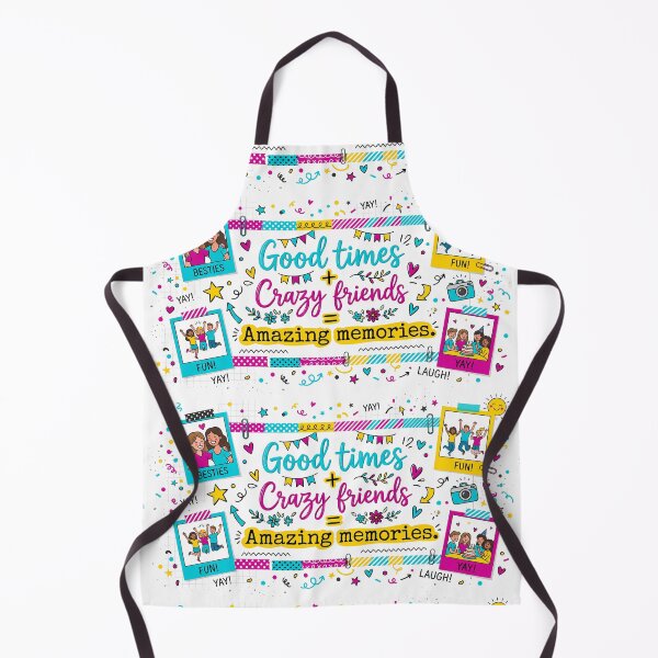 Item preview, Good Times Crazy Friends = Amazing Memories designed and sold by ART ATTACK ZONE.
