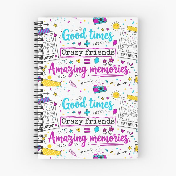 Item preview, Good Times + Crazy Friends Amazing Memories designed and sold by ART ATTACK ZONE.
