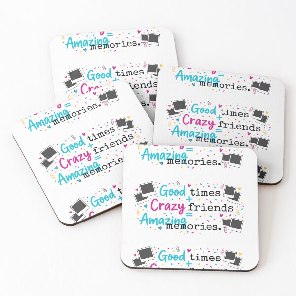 Item preview, Times + Crazy Friends = Amazing Memories designed and sold by ART ATTACK ZONE.