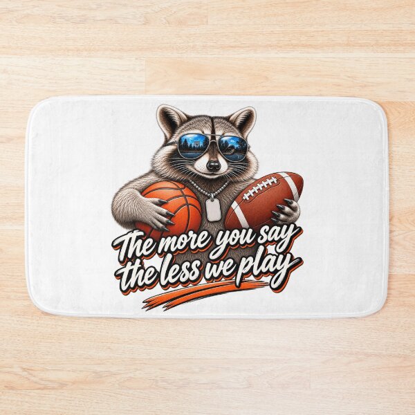 Item preview, The More You Pay The Less We Play Funny Raccoon Football Referee Sports Humor designed and sold by 76Valeria.