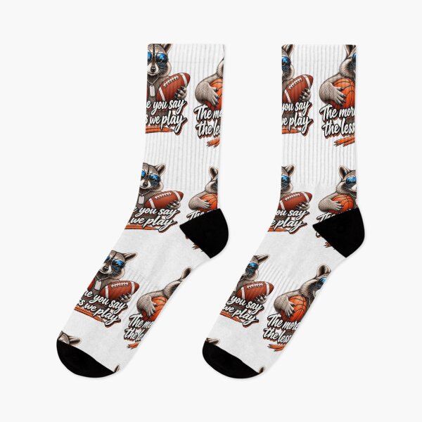 Item preview, The More You Pay The Less We Play Funny Raccoon Football Referee Sports Humor designed and sold by 76Valeria.
