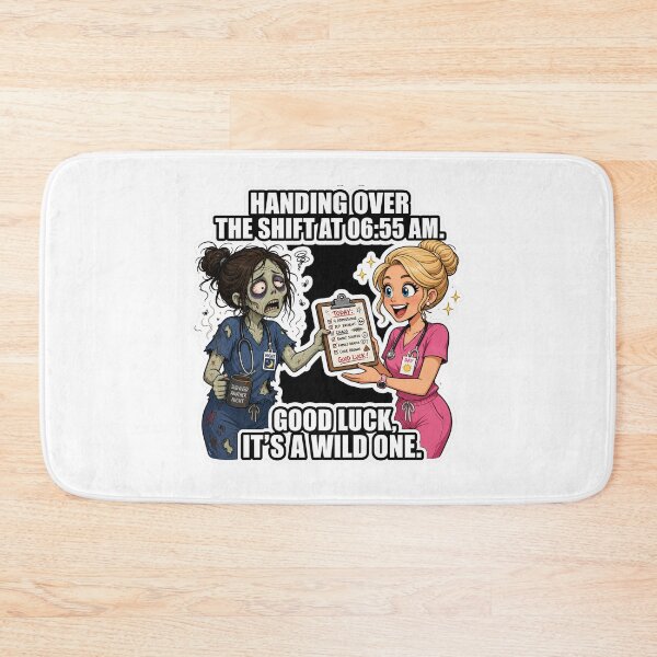 Item preview, Funny Night Shift Nurse Meme designed and sold by BestCoolStuff.