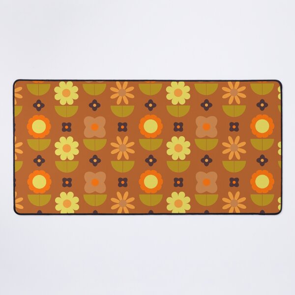 Item preview, 70's Scandi Garden in Rust designed and sold by YesterdayColl.
