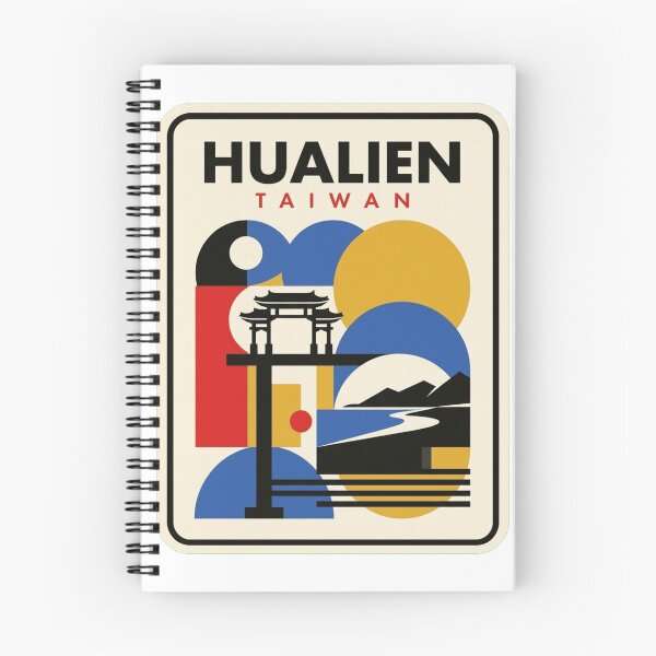 Item preview, Retro Hualien Bauhaus Geometric Skyline designed and sold by k3rstman1.