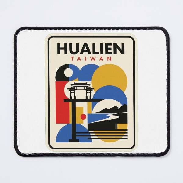 Item preview, Retro Hualien Bauhaus Geometric Skyline designed and sold by k3rstman1.