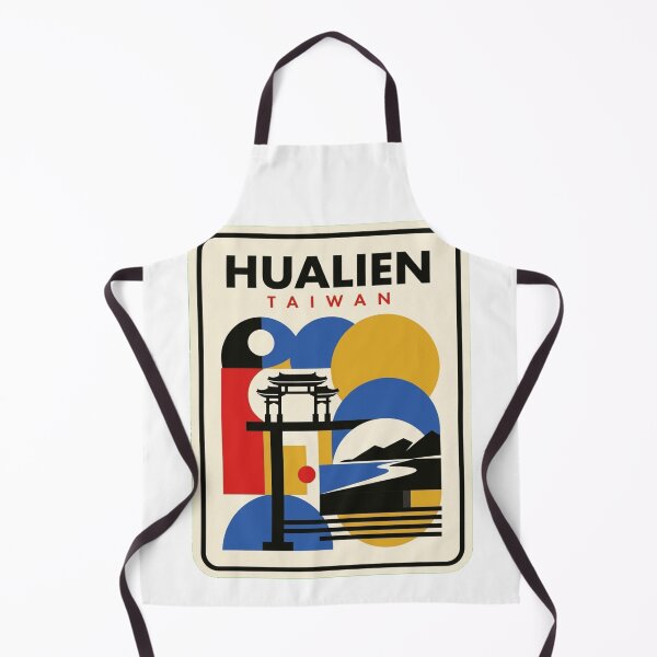 Item preview, Retro Hualien Bauhaus Geometric Skyline designed and sold by k3rstman1.