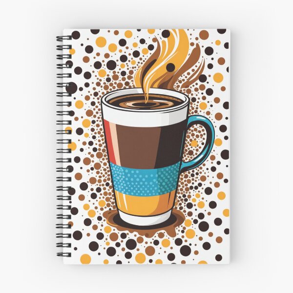 Item preview, Coffee Cup Character Pop Art Halftone Style – Coffee lover gift designed and sold by michallechowicz.