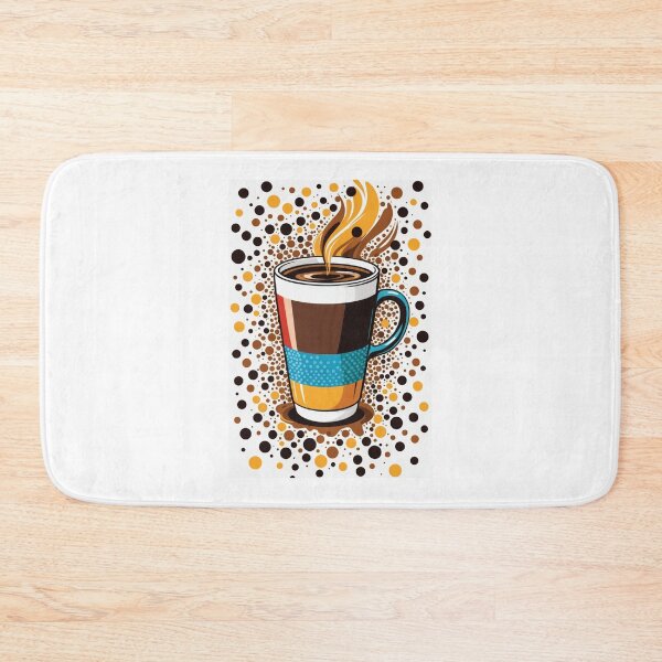 Item preview, Coffee Cup Character Pop Art Halftone Style – Coffee lover gift designed and sold by michallechowicz.