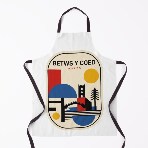 Item preview, Retro Betws Y Coed Bauhaus Geometric Skyline designed and sold by k3rstman1.