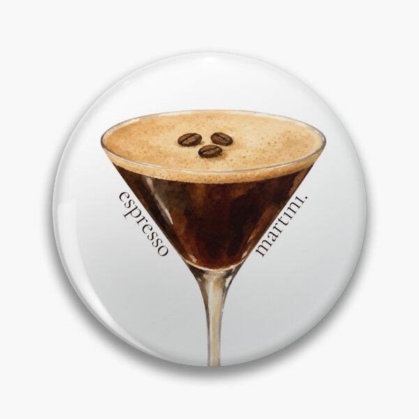 Item preview, Classic Espresso Martini Cocktail Art designed and sold by UnripeAlmond.