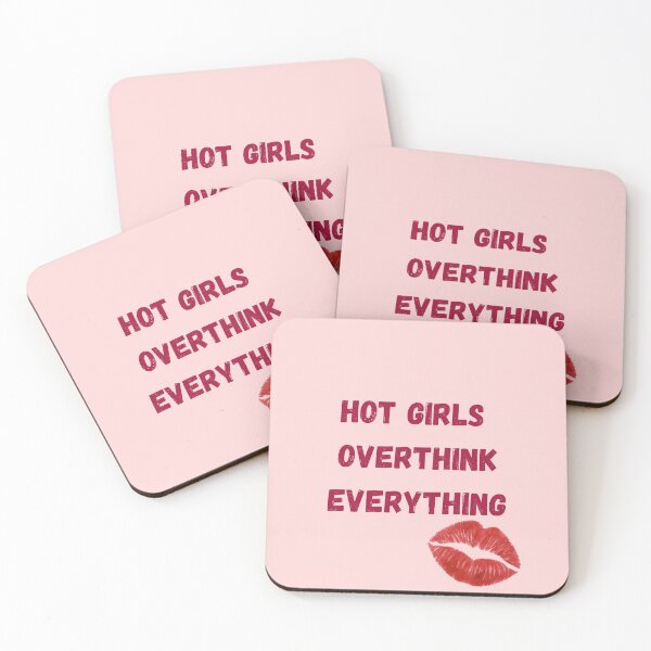 Item preview, hot girls overthink everything designed and sold by Prettyproblemz.