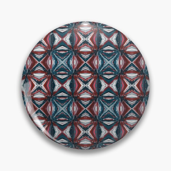 Item preview, Patriotic Geometric Starburst Seamless Mosaic designed and sold by Harmonic_Layers.