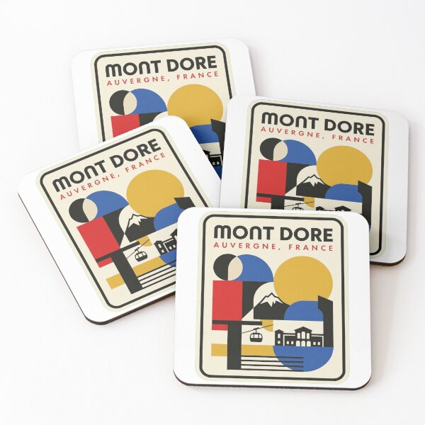 Item preview, Retro Mont Dore Bauhaus Geometric Skyline designed and sold by k3rstman1.