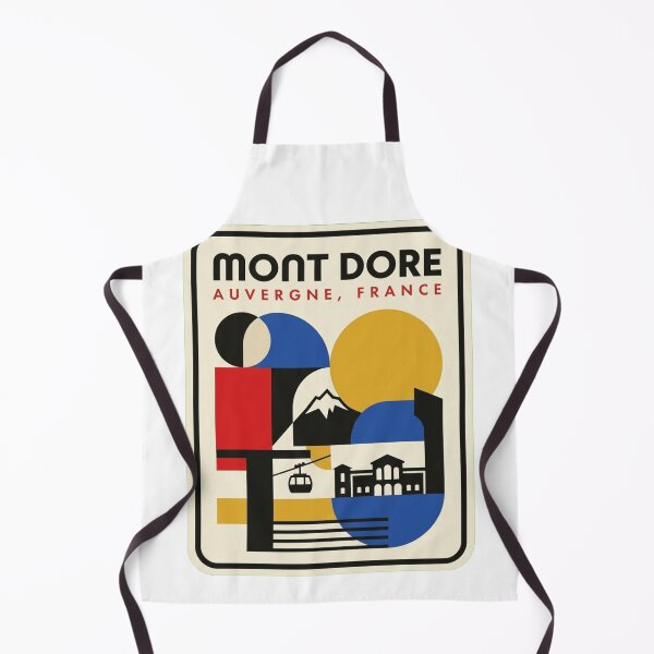 Aperçu de l'œuvre Skyline géométrique rétro Mont Doré Bauhaus créée et vendue par k3rstman1.