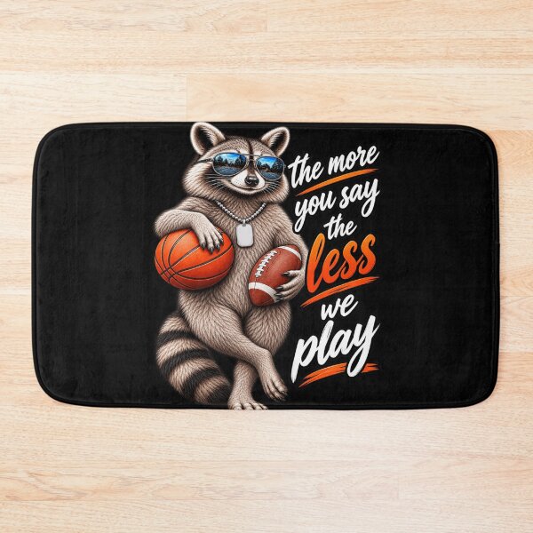 Item preview, The More You Pay The Less We Play Funny Raccoon Football Referee Sports Humor designed and sold by 76Valeria.