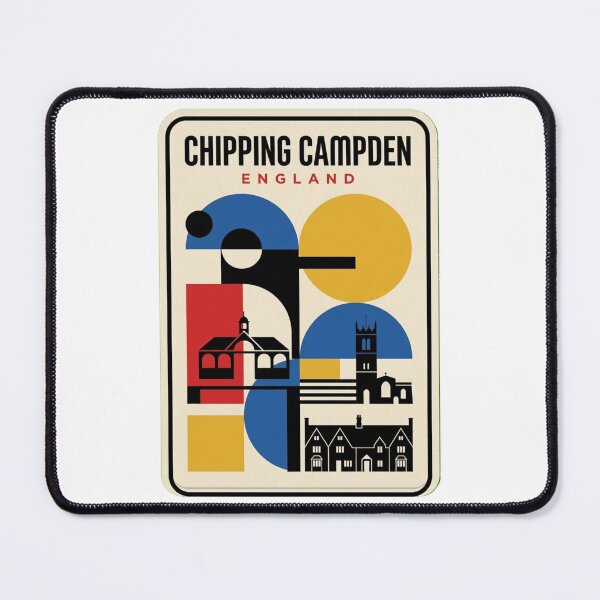 Item preview, Retro Chipping Campden Bauhaus Geometric Skyline designed and sold by k3rstman1.