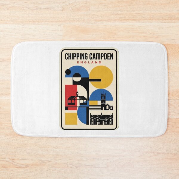 Item preview, Retro Chipping Campden Bauhaus Geometric Skyline designed and sold by k3rstman1.