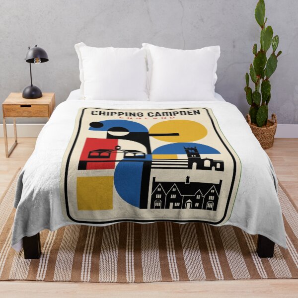 Item preview, Retro Chipping Campden Bauhaus Geometric Skyline designed and sold by k3rstman1.