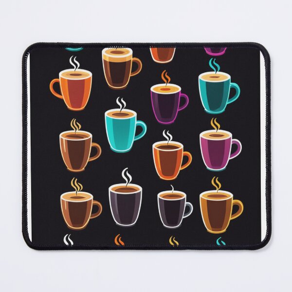 Item preview, Coffee Cup Character Neon Glow Dark Style – Coffee lover gift designed and sold by michallechowicz.