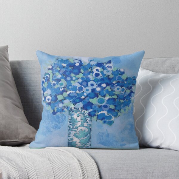 Item preview, Loosely Painted Blue flowers in a Vase designed and sold by Steve Haskamp.