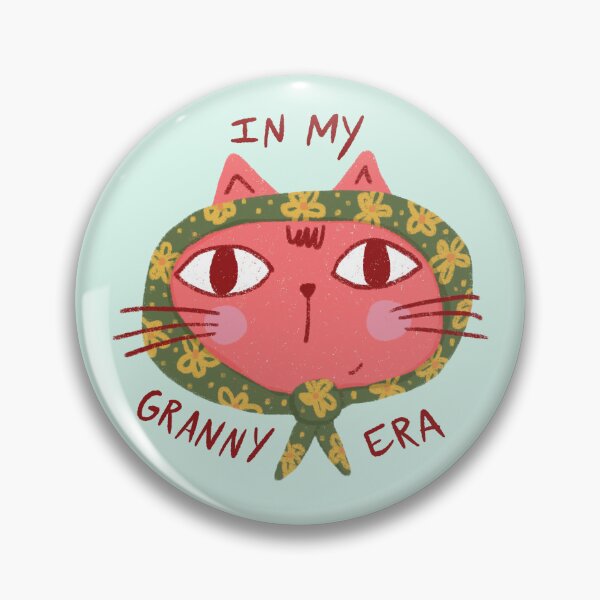 Item preview, In my Granny Era Cat designed and sold by Stephanie McRae.