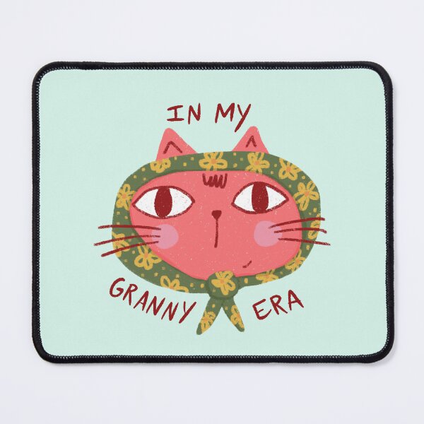 Item preview, In my Granny Era Cat designed and sold by Stephanie McRae.