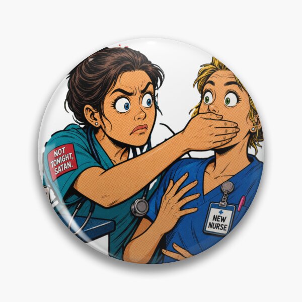 Item preview, Funny Night Shift Nurse Meme designed and sold by BestCoolStuff.